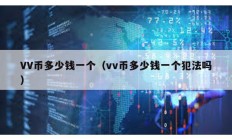 VV幣多少錢一個（vv幣多少錢一個犯法嗎）