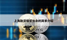 上海融資租賃協(xié)會的簡單介紹