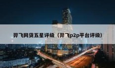 羿飛網(wǎng)貸五星評級（羿飛p2p平臺評級）