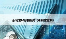 永利寶b輪誰投資（永利寶宣判）