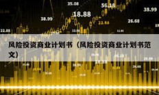 風(fēng)險(xiǎn)投資商業(yè)計(jì)劃書（風(fēng)險(xiǎn)投資商業(yè)計(jì)劃書范文）