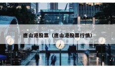 唐山港股票（唐山港股票行情）