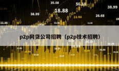 p2p網貸公司招聘（p2p技術招聘）