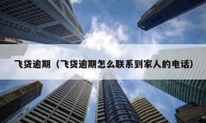 飛貸逾期（飛貸逾期怎么聯系到家人的電話）