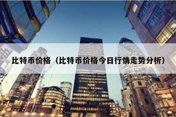 比特幣價格(比特幣價格今日行情走勢分析)