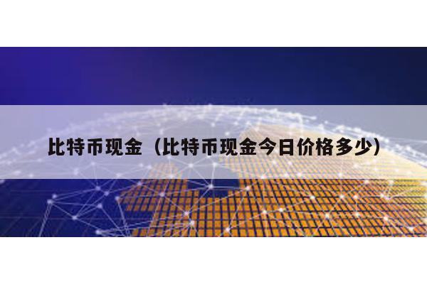 比特幣現金(比特幣現金今日價格多少)