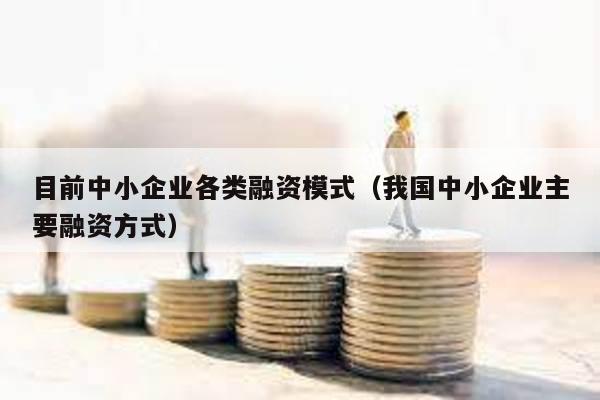 目前中小企業(yè)各類融資模式(我國(guó)中小企業(yè)主要融資方式)