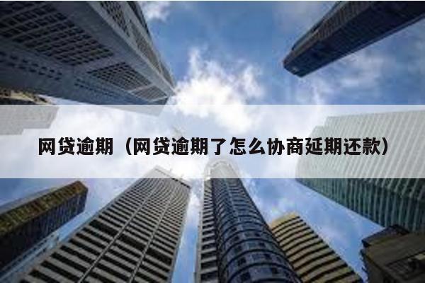 網貸逾期(網貸逾期了怎么協商延期還款)