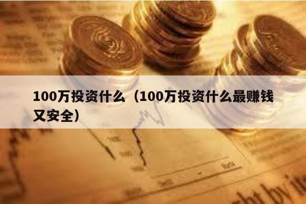 100萬投資什么(100萬投資什么最賺錢又安全)