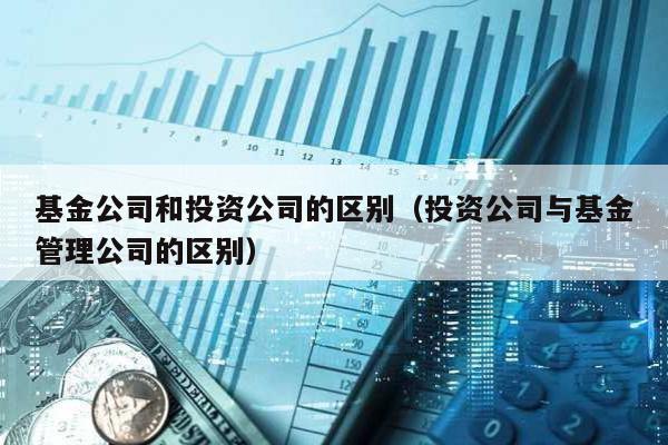 基金公司和投資公司的區(qū)別(投資公司與基金管理公司的區(qū)別)