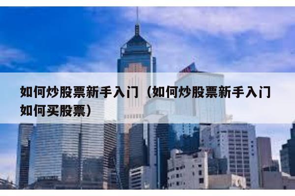 如何炒股票新手入門(如何炒股票新手入門 如何買股票)