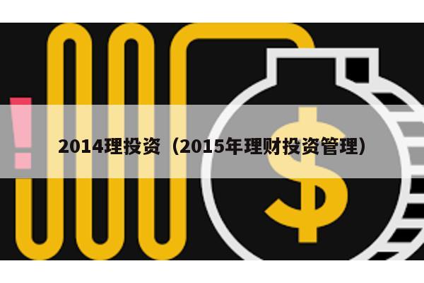 2014理投資(2015年理財投資管理)