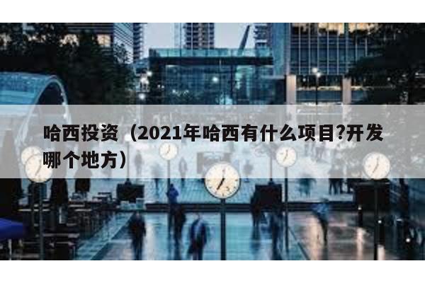 哈西投資(2021年哈西有什么項目?開發(fā)哪個地方)