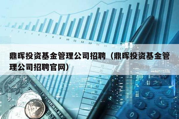 鼎暉投資基金管理公司招聘(鼎暉投資基金管理公司招聘官網(wǎng))