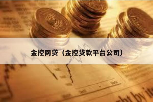 金控網貸(金控貸款平臺公司)
